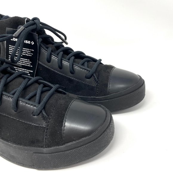 Converse CTAS DISRUPT CX Black Canvas Hi Casual Suede Shoes Women Size 5 168582C - Picture 5 of 10